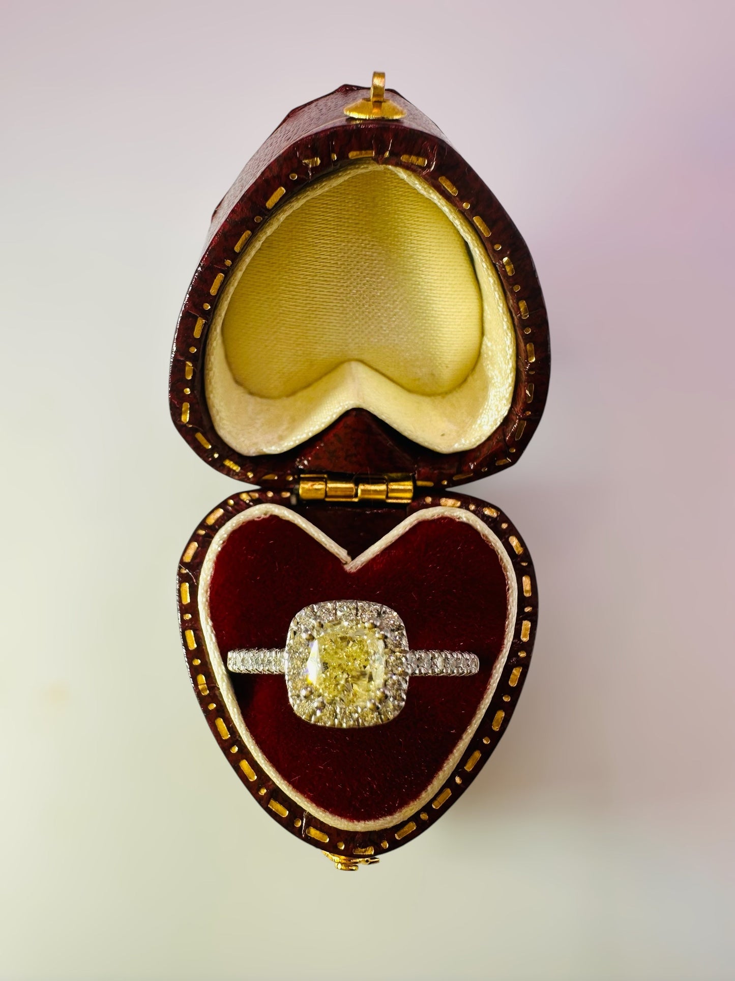 1 Carat Natural Diamond Ring - Platinum - WGI Certificate - £6,500 - Flamingo Gems
