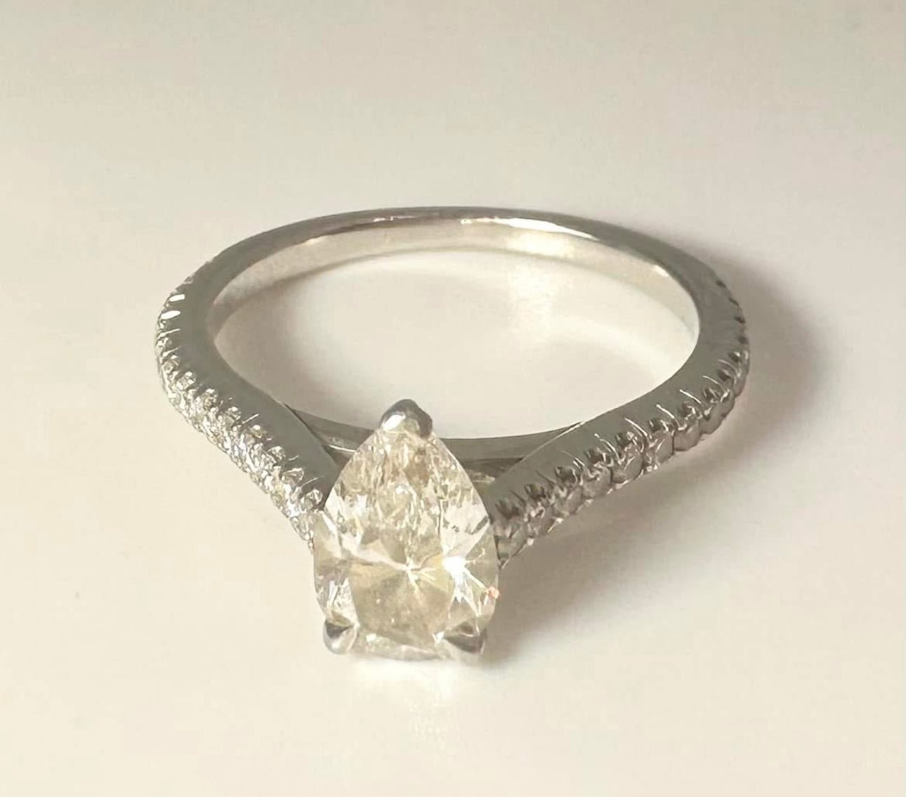 1 Ct Platinum Natural Diamond Platinum Ring by Rox - GIA Certified - Flamingo Gems