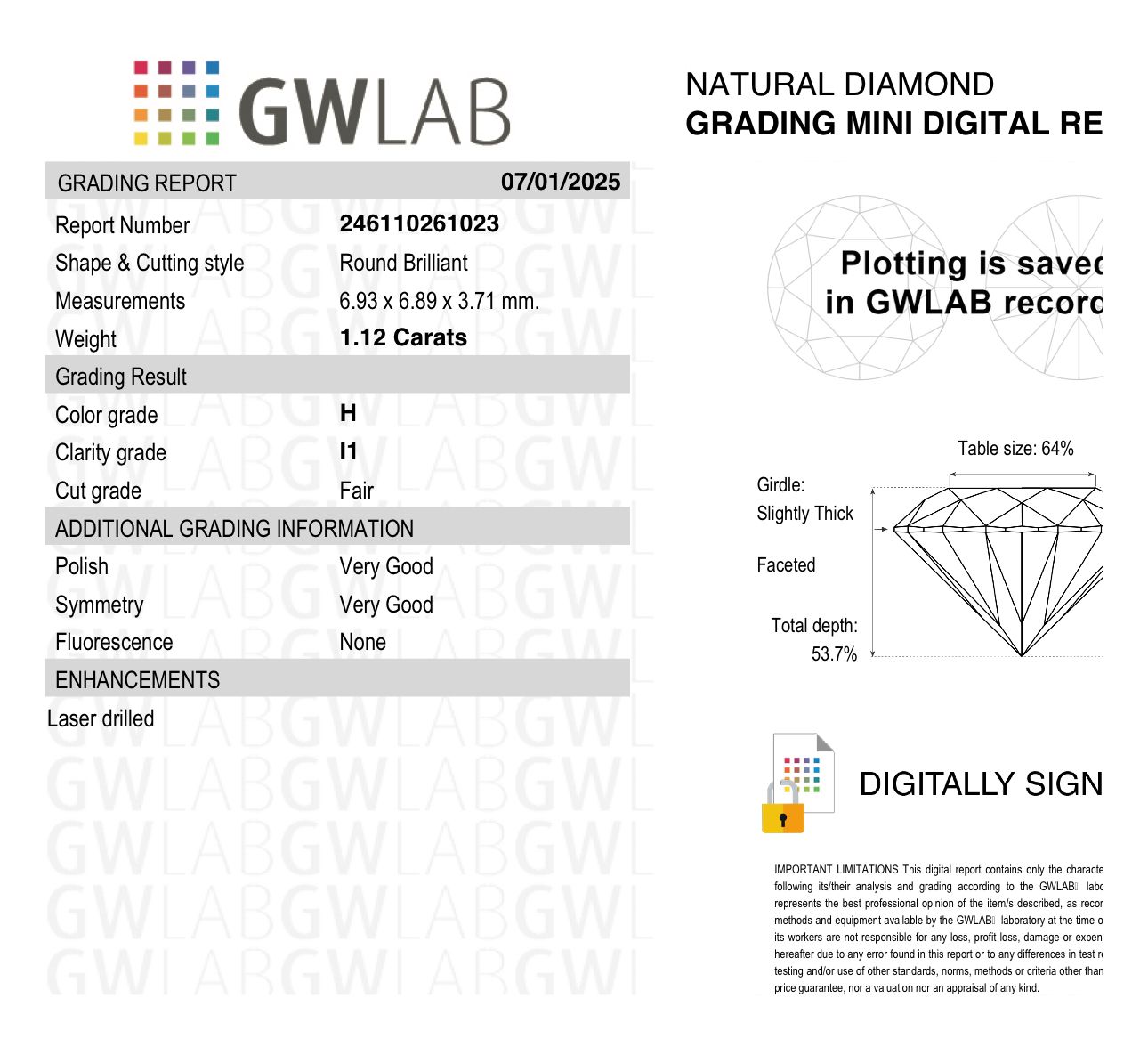 1.12 Natural Diamond Solitaire Engagement Ring - 18K Yellow Gold - WGI Certificate £4,750 - Flamingo Gems