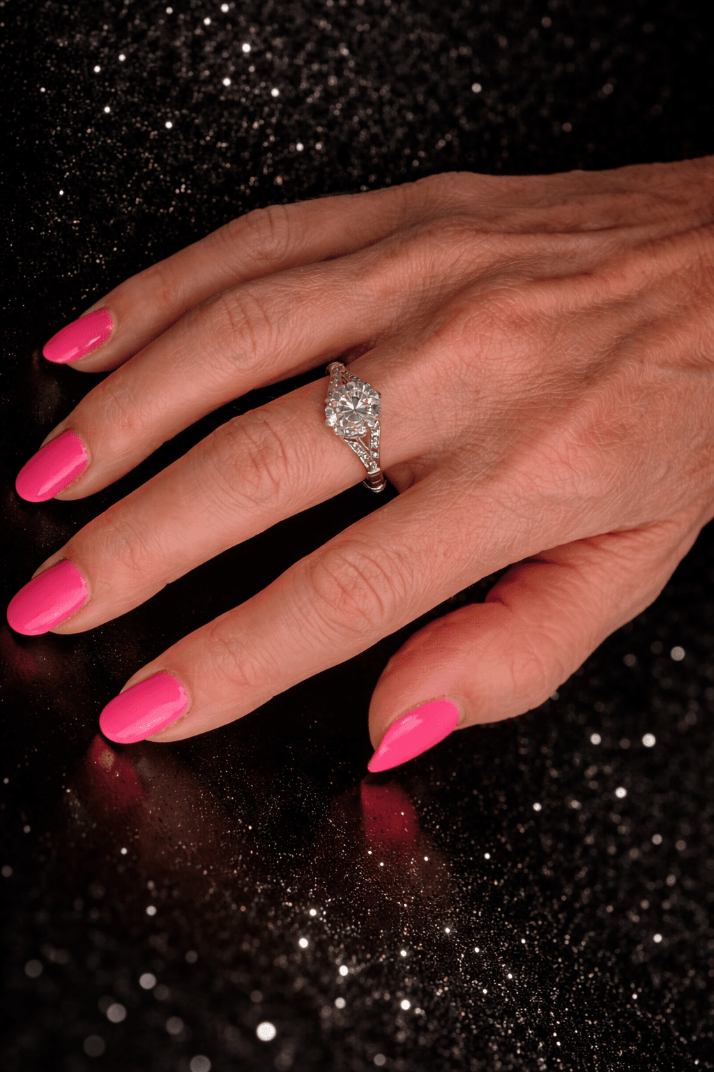 1.65 Carat Natural Diamond Ring | Platinum | RRP £15,000 - Flamingo Gems