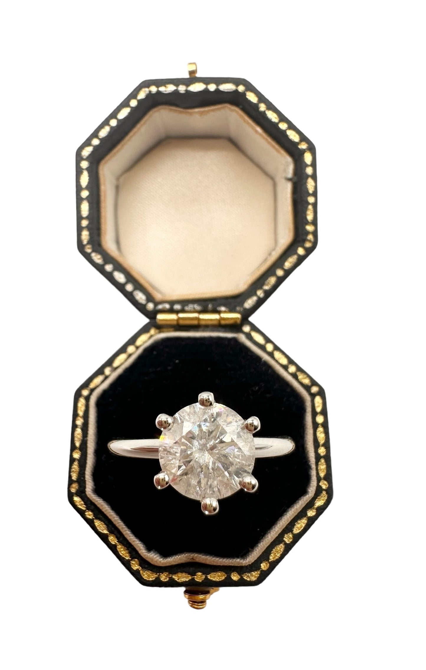 1.83 Carat Diamond Ring crafted in 18 Carat White Gold - WGI Certificate £18,800 - Flamingo Gems