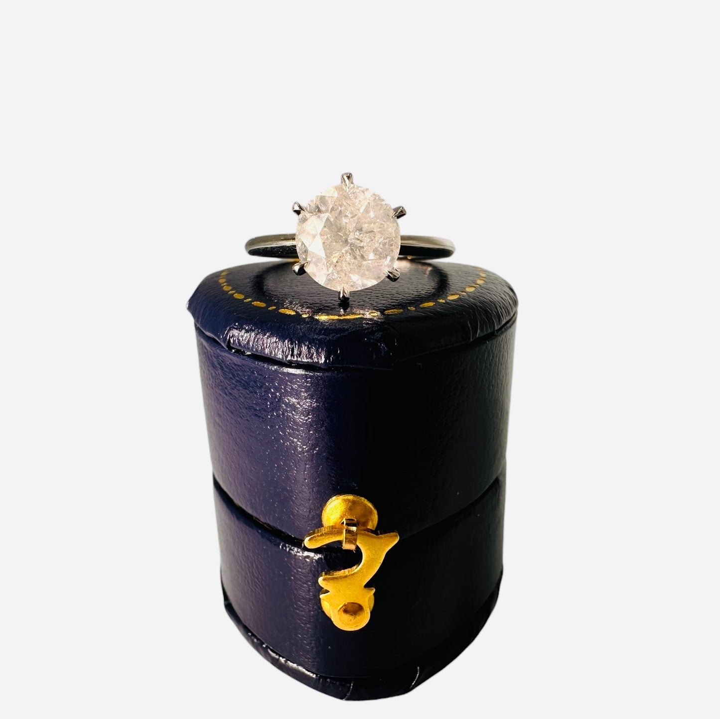 2.02 Natural Diamond Solitaire Engagement Ring - Platinum - WGI Certificate £13,500 - Flamingo Gems