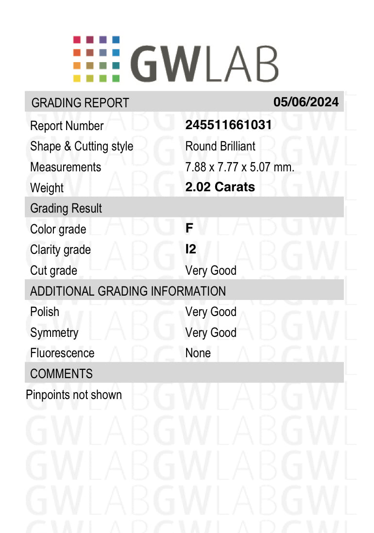 2.02 Natural Diamond Solitaire Engagement Ring - Platinum - WGI Certificate £13,500 - Flamingo Gems