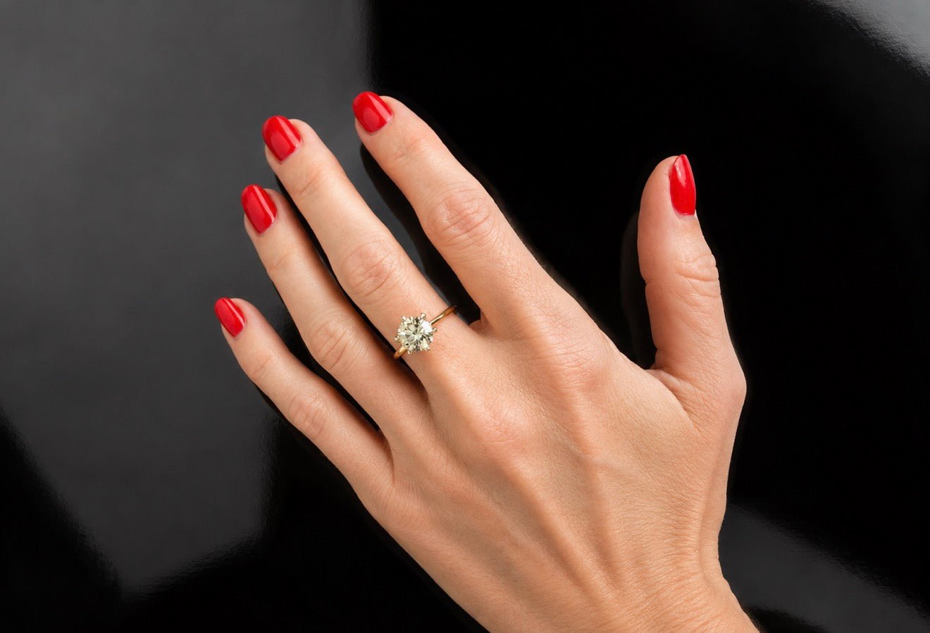 2.07 Ct Natural Yellow Diamond Ring - 18k Yellow Gold and Platinum - RRP £15,000 - Flamingo Gems