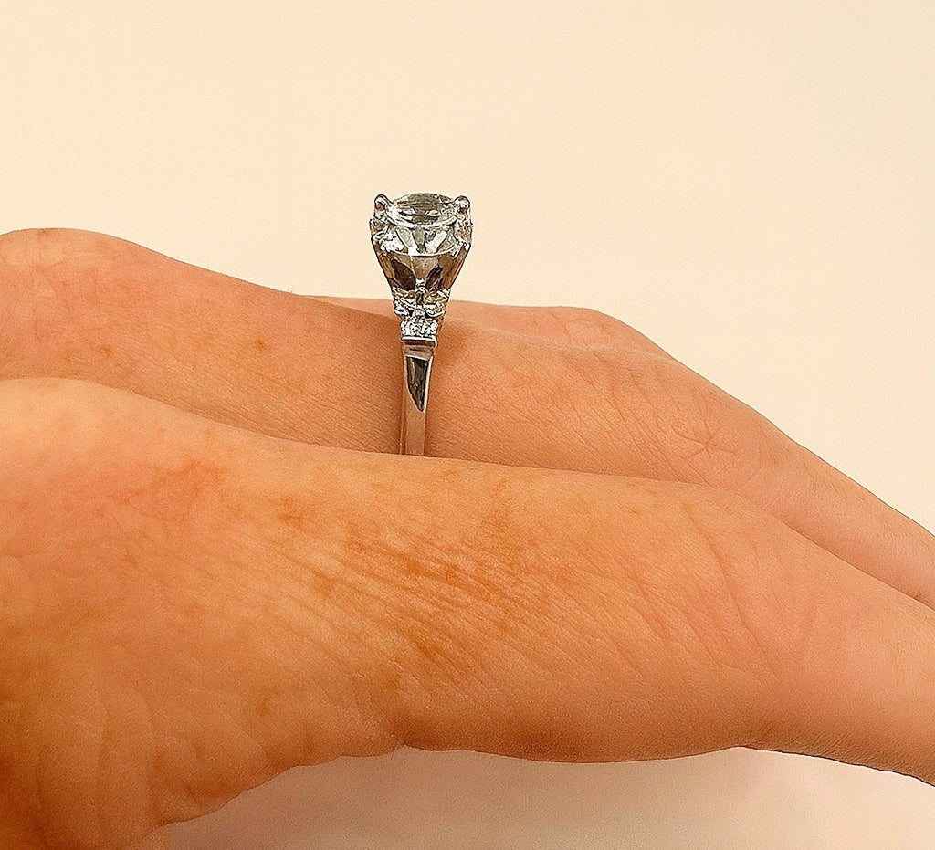 2.12 Carat Natural Diamond Ring, 18K White Gold - WGI Certificate £17,500 - Flamingo Gems