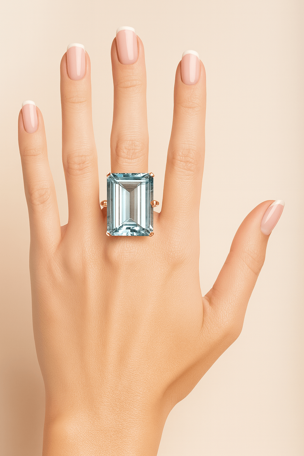 22.70ct Natural Aquamarine in 18ct Gold - WGI Certificate £13,500 - Flamingo Gems