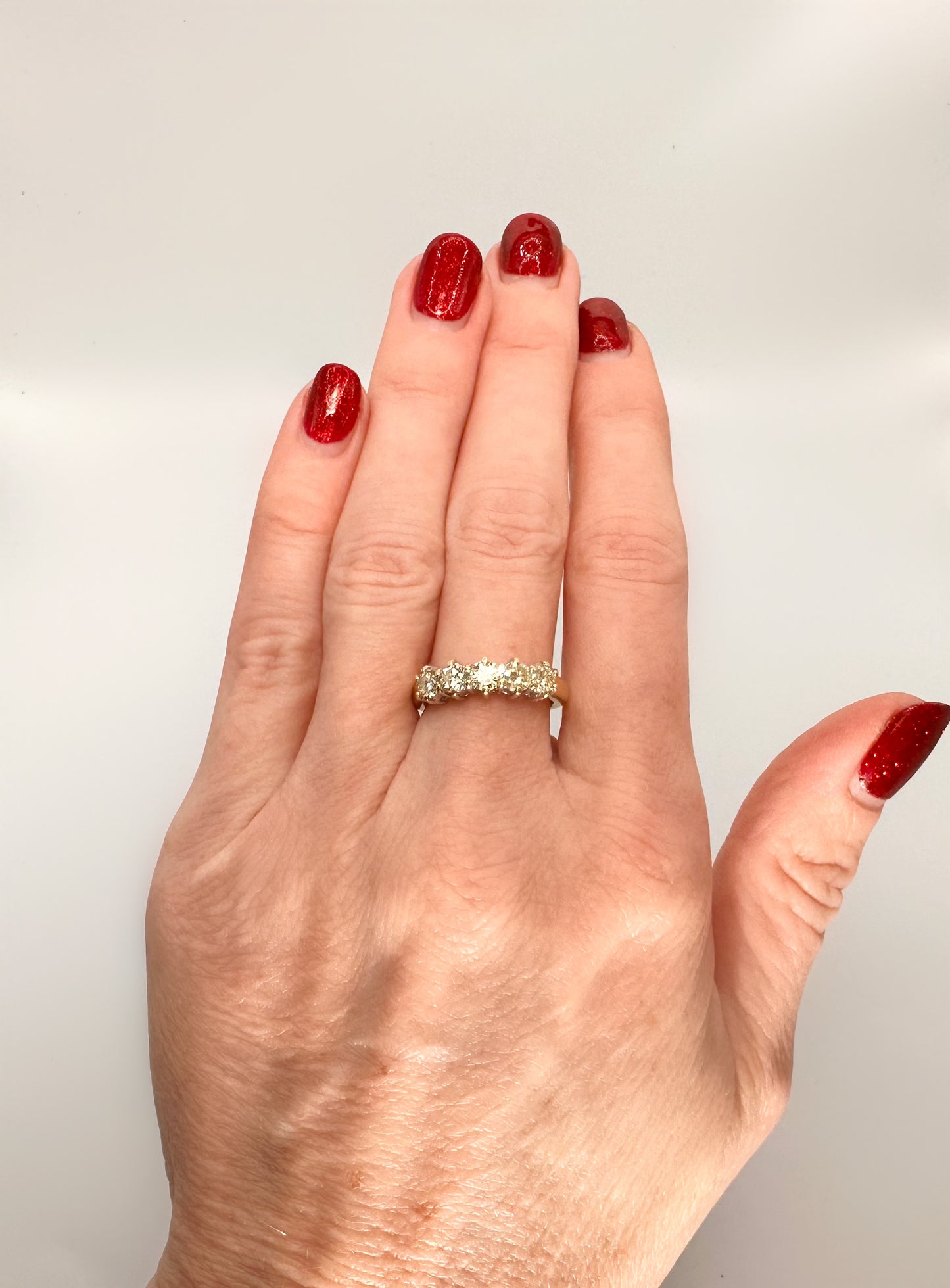 18 Ct Yellow Gold, 1 Ct Diamond Eternity Ring - WGI Certified - £4,800