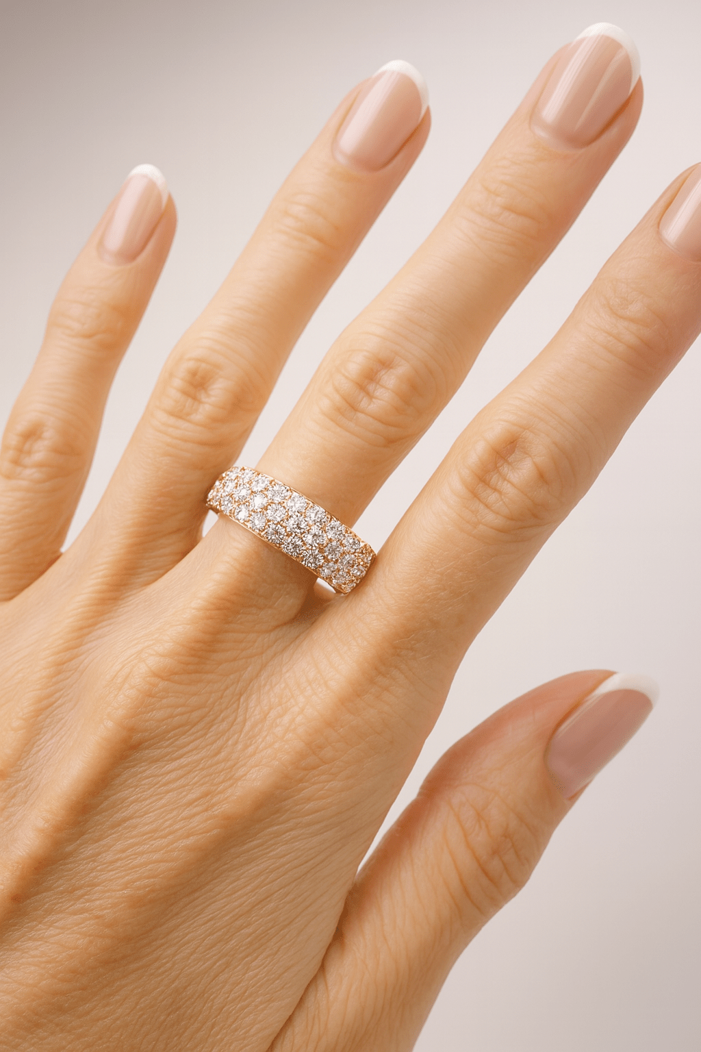 💎 3.50ct Natural Diamond Eternity Ring – 18k Yellow Gold💎 - Flamingo Gems