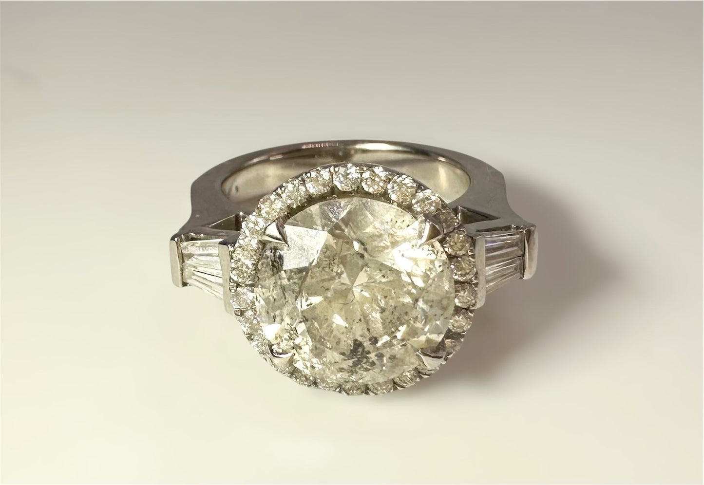 5.30 Carat Natural Diamond Ring, Platinum - WGI Certificate - £50,600 - Flamingo Gems