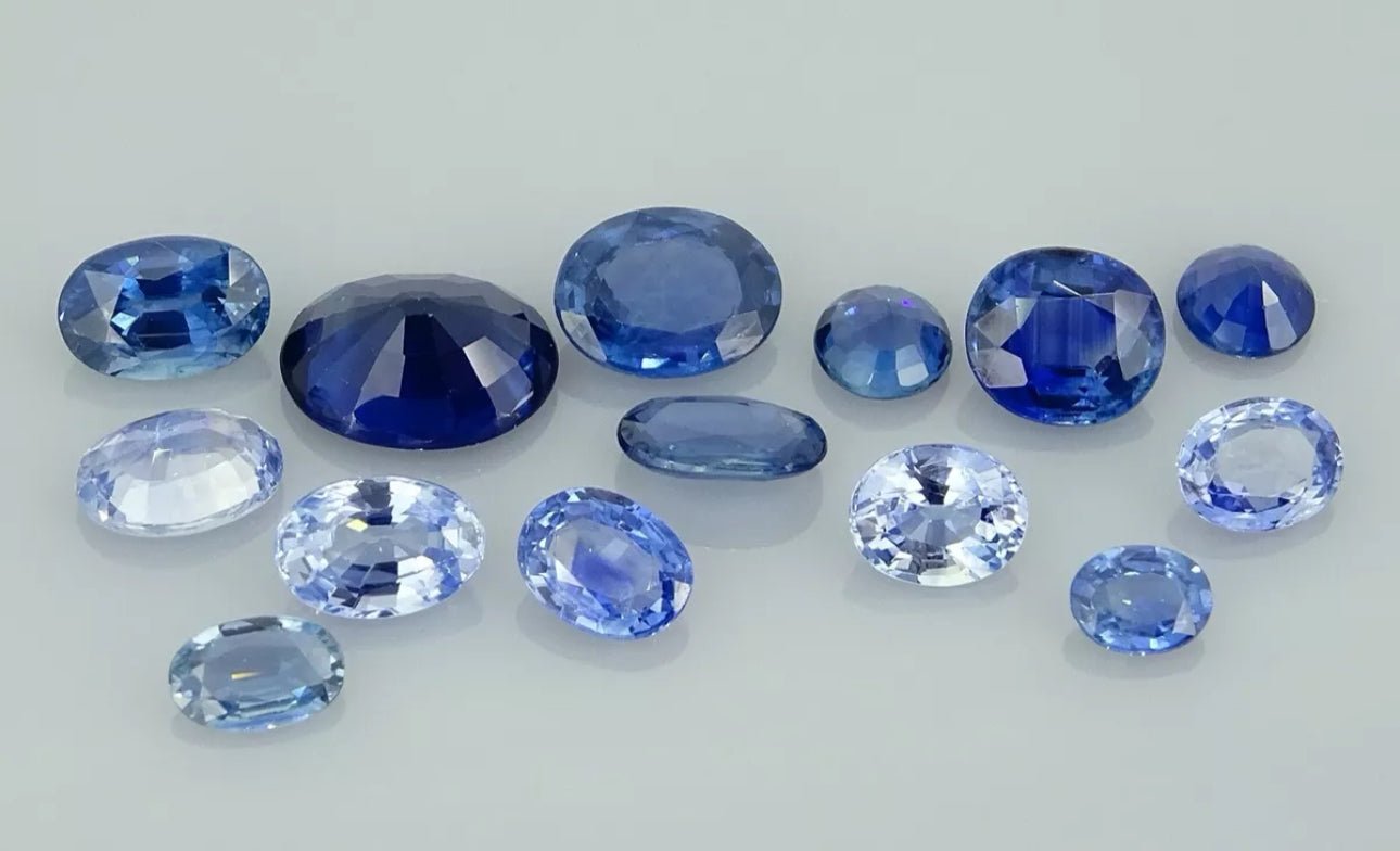 8.03 Ct Mixed Blue Loose Sapphires - WGI Sealed Packets - Valuation £1070 - Flamingo Gems