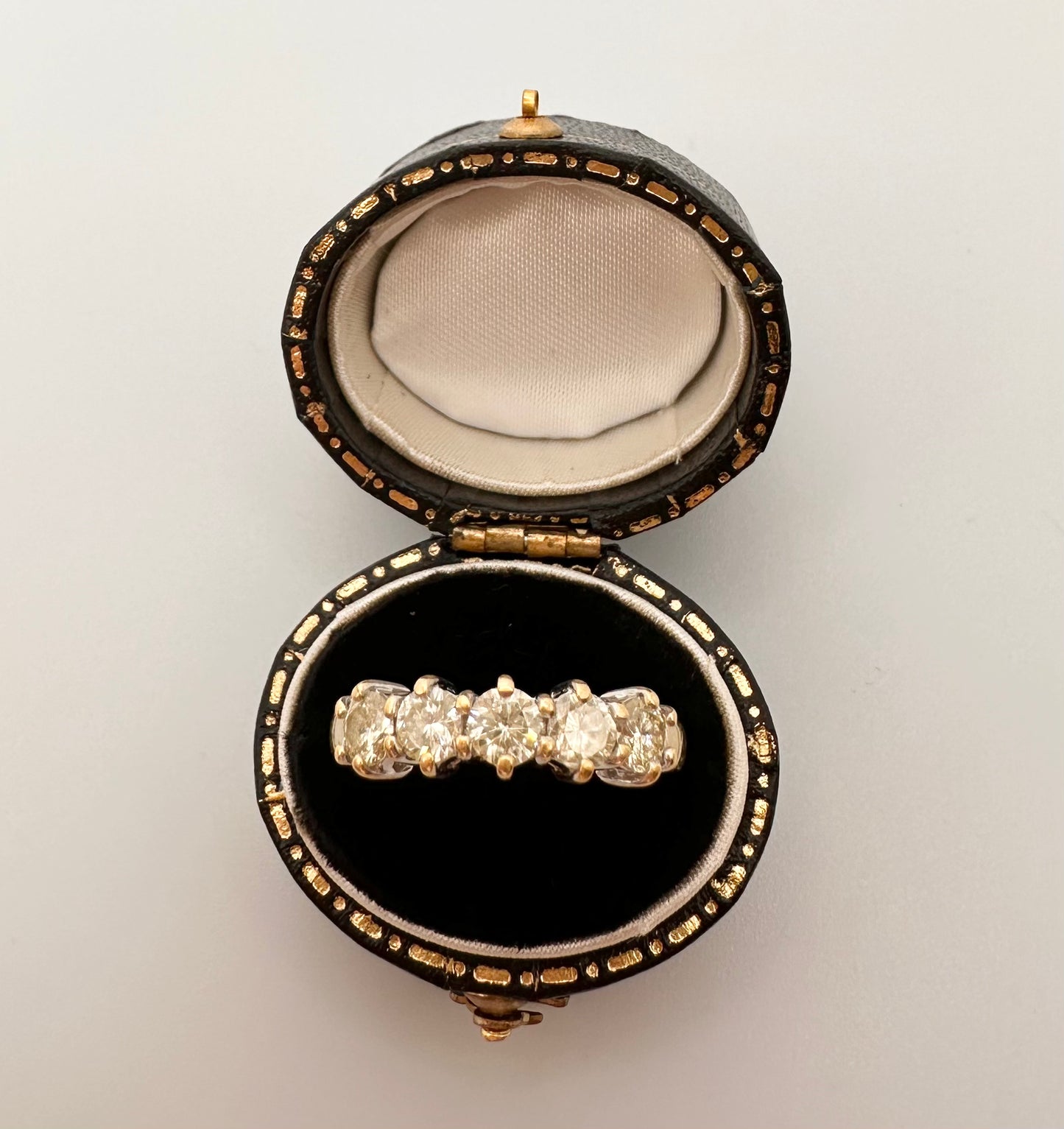 18 Ct Yellow Gold, 1 Ct Diamond Eternity Ring - WGI Certified - £4,800