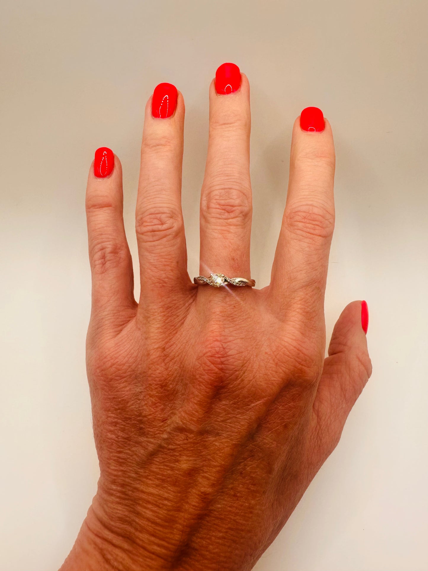 0.33 Natural Diamond Solitaire Engagement Ring, Platinum and Rose Gold - Beaverbrooks
