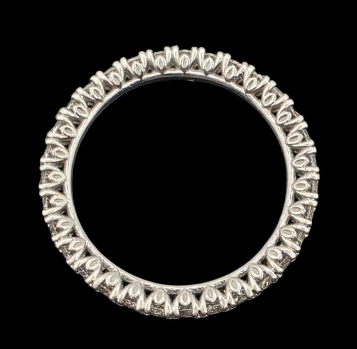 Browns Platinum 1.00ct Diamond Eternity Ring - Flamingo Gems
