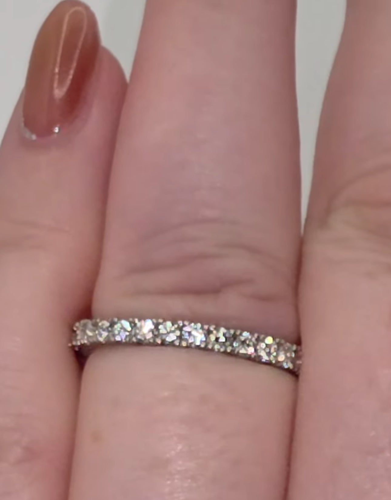 Browns Platinum 1.00ct Diamond Eternity Ring - Flamingo Gems