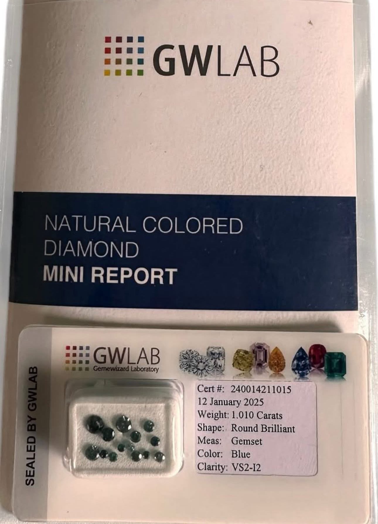 Certified Natural Diamonds in Parcel – GWLAB Certified - Flamingo Gems