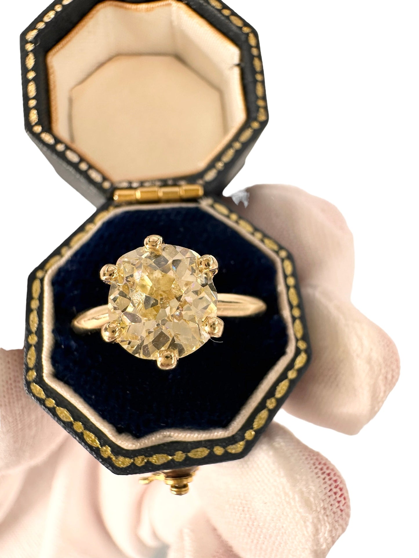 2.46Ct Solitaire Diamond Ring in 18Ct Yellow Gold - WGI Valuation £15,000 - Flamingo Gems