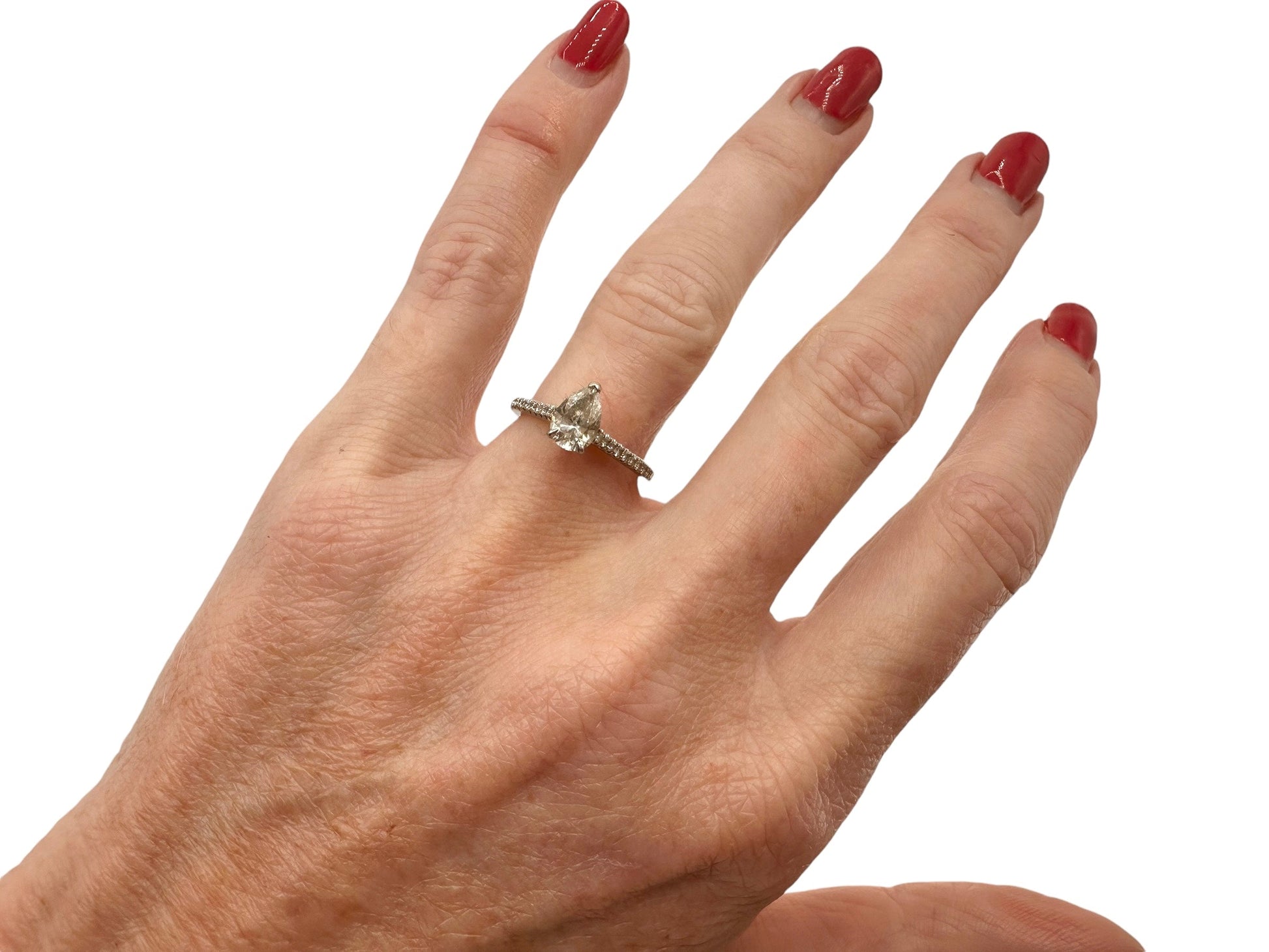 1 Ct Platinum Natural Diamond Platinum Ring by Rox - GIA Certified - Flamingo Gems
