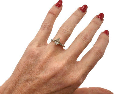 1 Ct Platinum Natural Diamond Platinum Ring by Rox - GIA Certified - Flamingo Gems