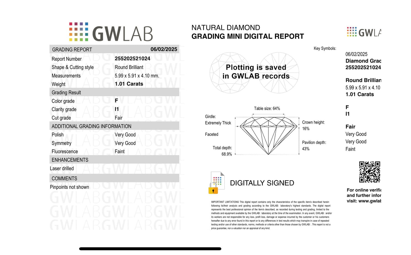 1.01 Carat Natural Diamond Necklace, 18K Yellow Gold - WGI Certificate £6,500 - Flamingo Gems
