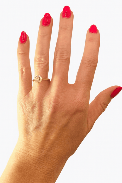 1.12 Natural Diamond Solitaire Engagement Ring - 18K Yellow Gold - WGI Certificate £4,750 - Flamingo Gems