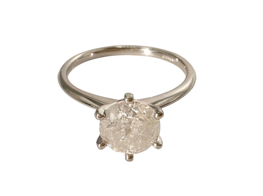 1.53 Natural Diamond Solitaire Engagement Ring - Platinum - WGI Certificate £6,500 - Flamingo Gems