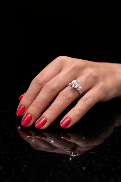 1.60 CARAT OLD TRANSITIONAL CUT NATURAL DIAMOND RING - Platinum - RRP £18,000 - Flamingo Gems