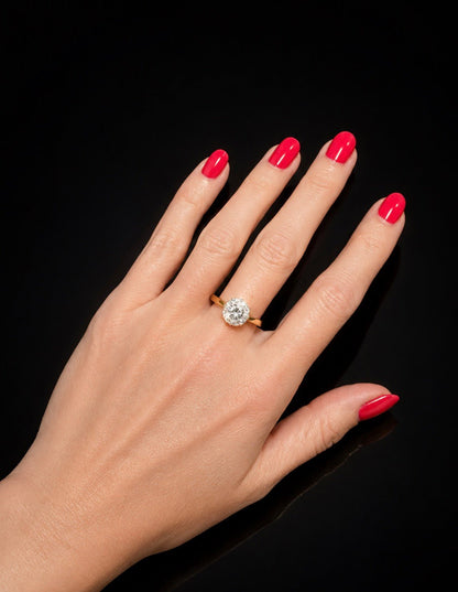 18ct Gold 2.05ct Natural Diamond Solitaire Ring - RRP £16,500 - Flamingo Gems