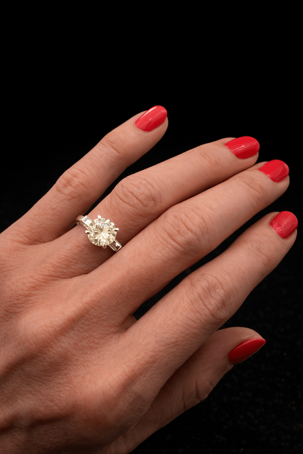 2 Ct Natural Diamond Engagement Ring - 18Ct White Gold - RRP £18,000 - Flamingo Gems