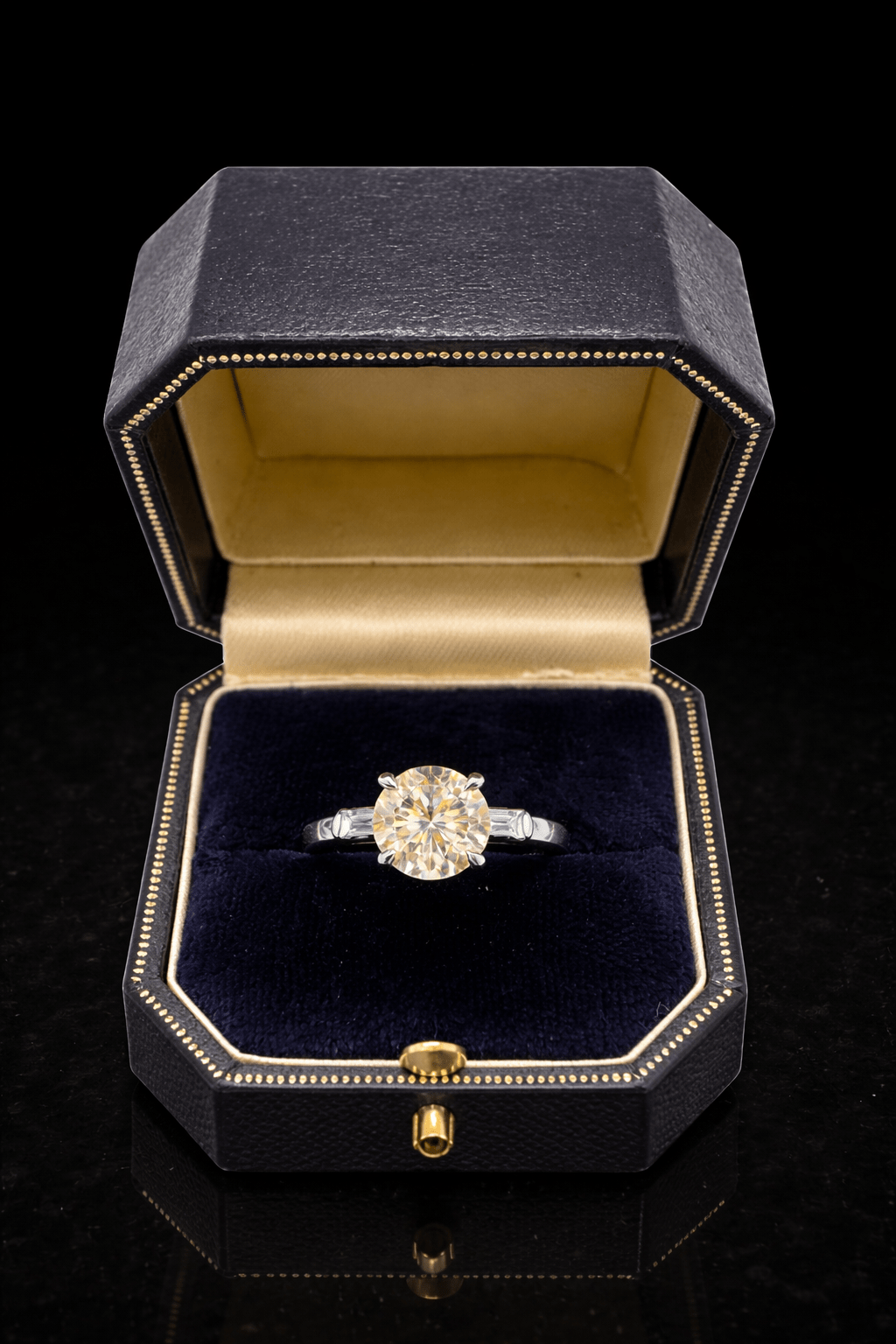 2 Ct Natural Diamond Engagement Ring - 18Ct White Gold - RRP £18,000 - Flamingo Gems