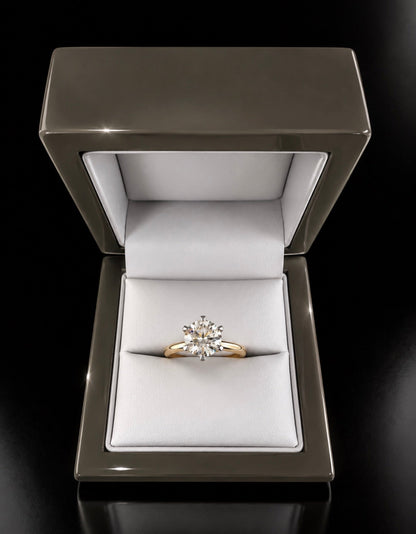 2.07 Ct Natural Yellow Diamond Ring - 18k Yellow Gold and Platinum - RRP £15,000 - Flamingo Gems