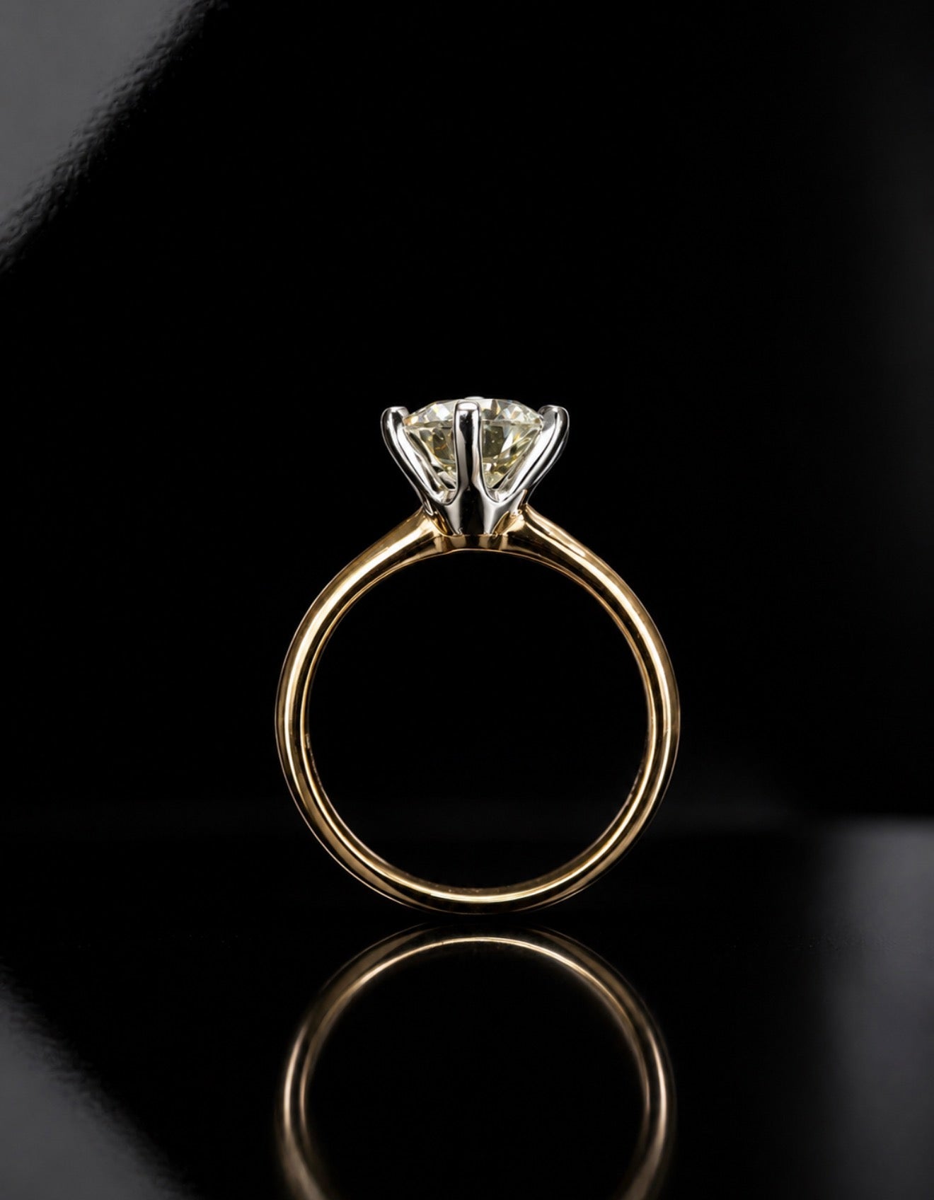 2.07 Ct Natural Yellow Diamond Ring - 18k Yellow Gold and Platinum - RRP £15,000 - Flamingo Gems