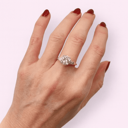 2.12 Carat Natural Diamond Ring, 18K White Gold - WGI Certificate £17,500 - Flamingo Gems