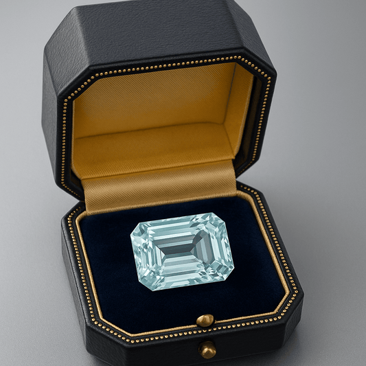 21.74ct Ice Queen Aquamarine - ALGT Certified - Flamingo Gems