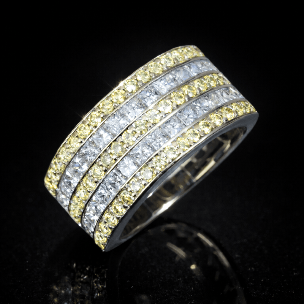 2.18 Ct Natural Diamond Ring - 18Ct White Gold - RRP £7,100 - Flamingo Gems
