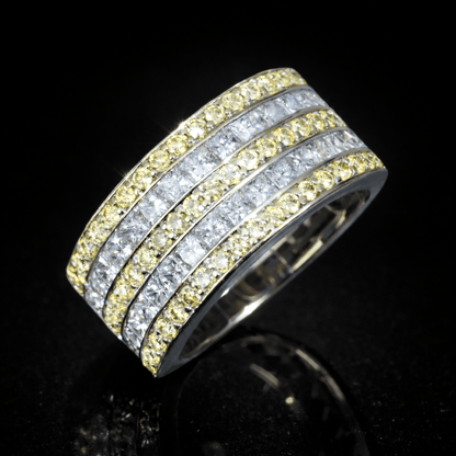 2.18 Ct Natural Diamond Ring - 18Ct White Gold - RRP £7,100 - Flamingo Gems