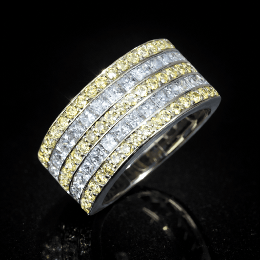 2.18 Ct Natural Diamond Ring - 18Ct White Gold - RRP £7,100 - Flamingo Gems