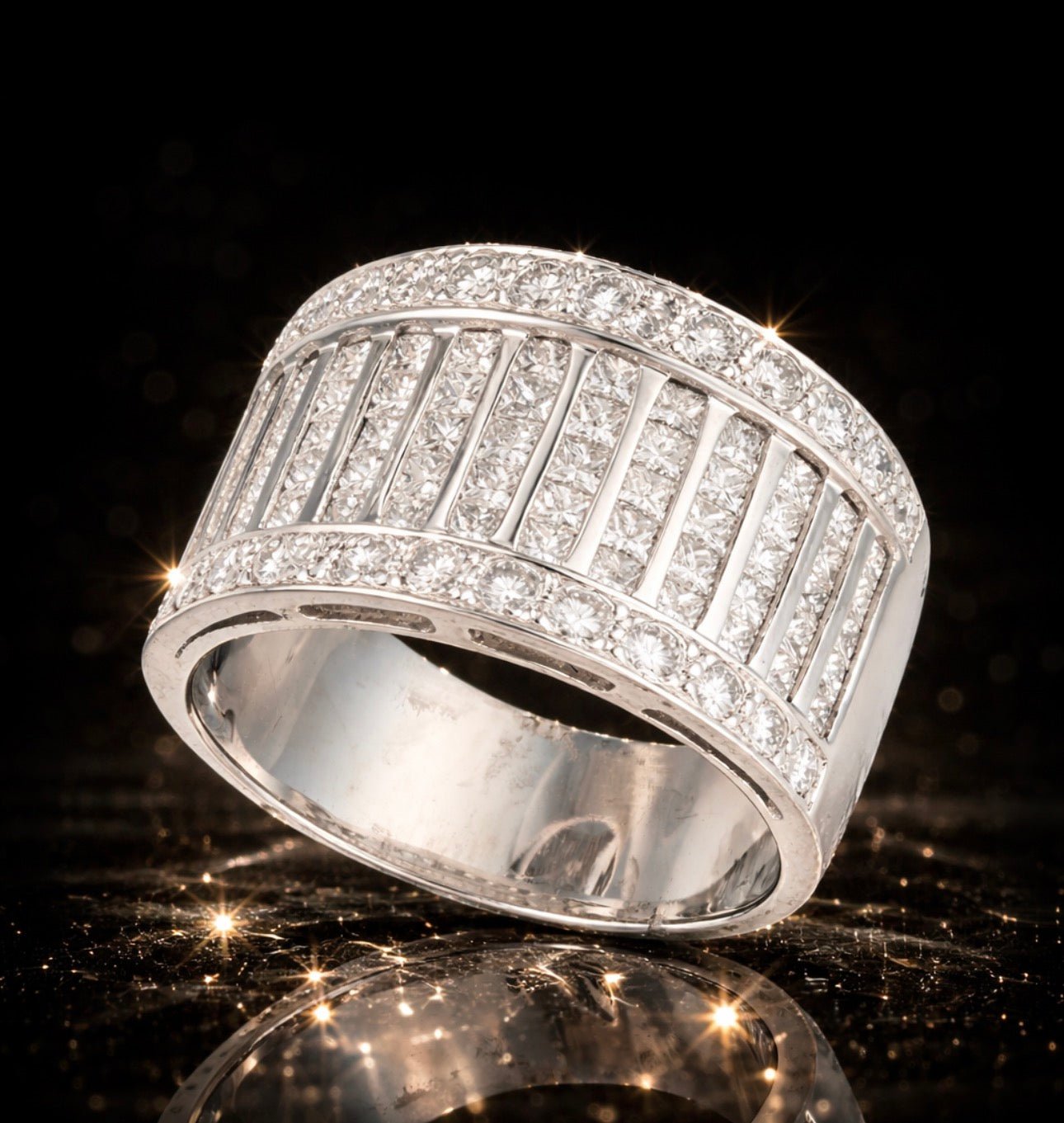 2.20 Ct Natural Diamond Ring, 18Ct White Gold - RRP £7,300 - Flamingo Gems