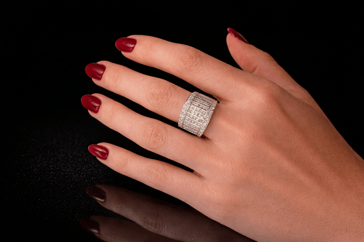 2.20 Ct Natural Diamond Ring, 18Ct White Gold - RRP £7,300 - Flamingo Gems