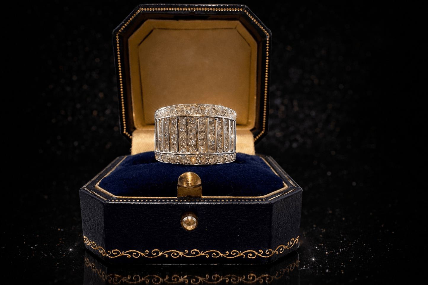 2.20 Ct Natural Diamond Ring, 18Ct White Gold - RRP £7,300 - Flamingo Gems
