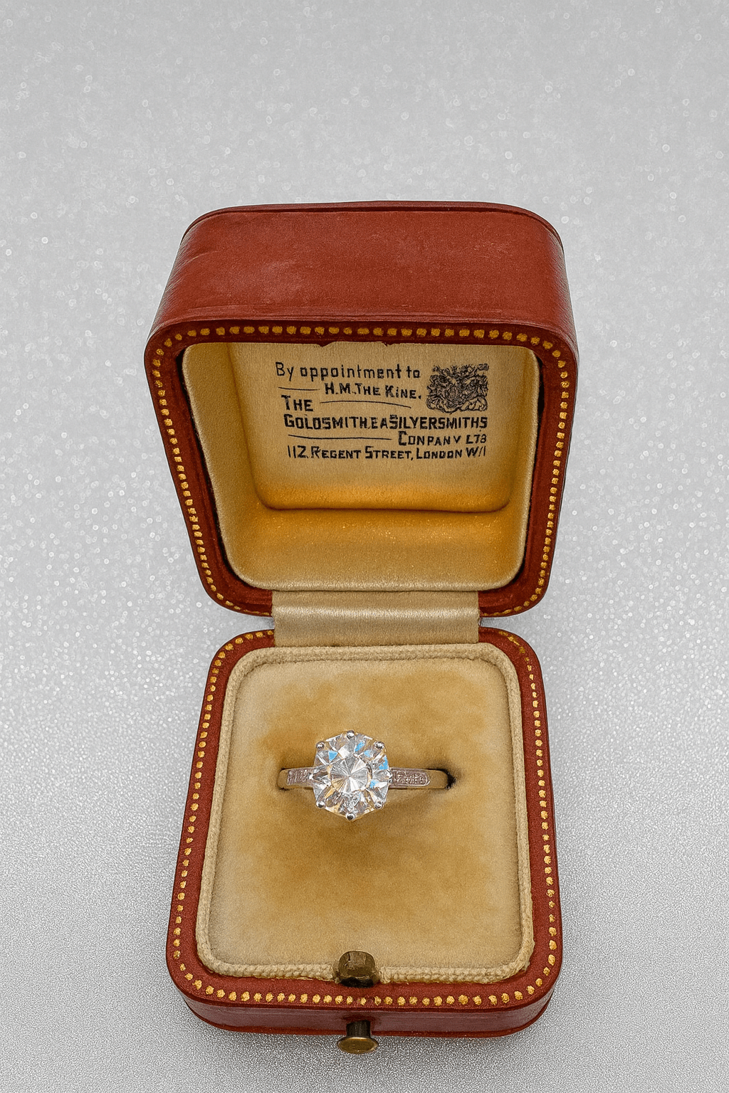 2.21 Ct Antique Cushion Cut Diamond Ring – G/SI2 – 18K White Gold & Platinum – Size L - WGI Valuation £20,000 - Flamingo Gems