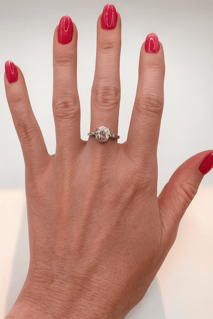 2.21 Ct Antique Cushion Cut Diamond Ring – G/SI2 – 18K White Gold & Platinum – Size L - WGI Valuation £20,000 - Flamingo Gems