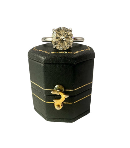 2.23 Carat Natural Diamond Solitaire, Platinum Mount - WGI Certificate £30,000 - Flamingo Gems
