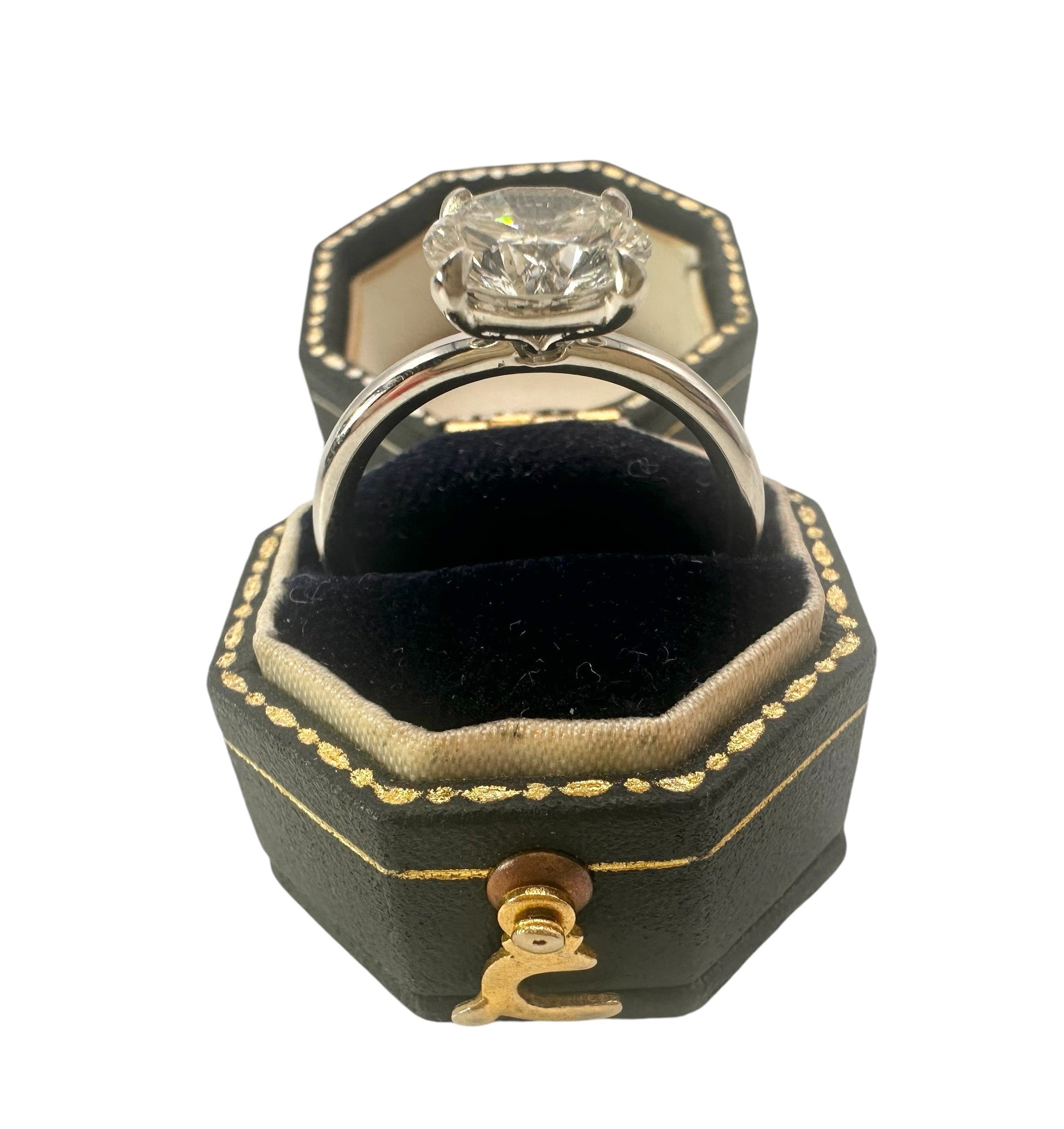 2.23 Carat Natural Diamond Solitaire, Platinum Mount - WGI Certificate £30,000 - Flamingo Gems
