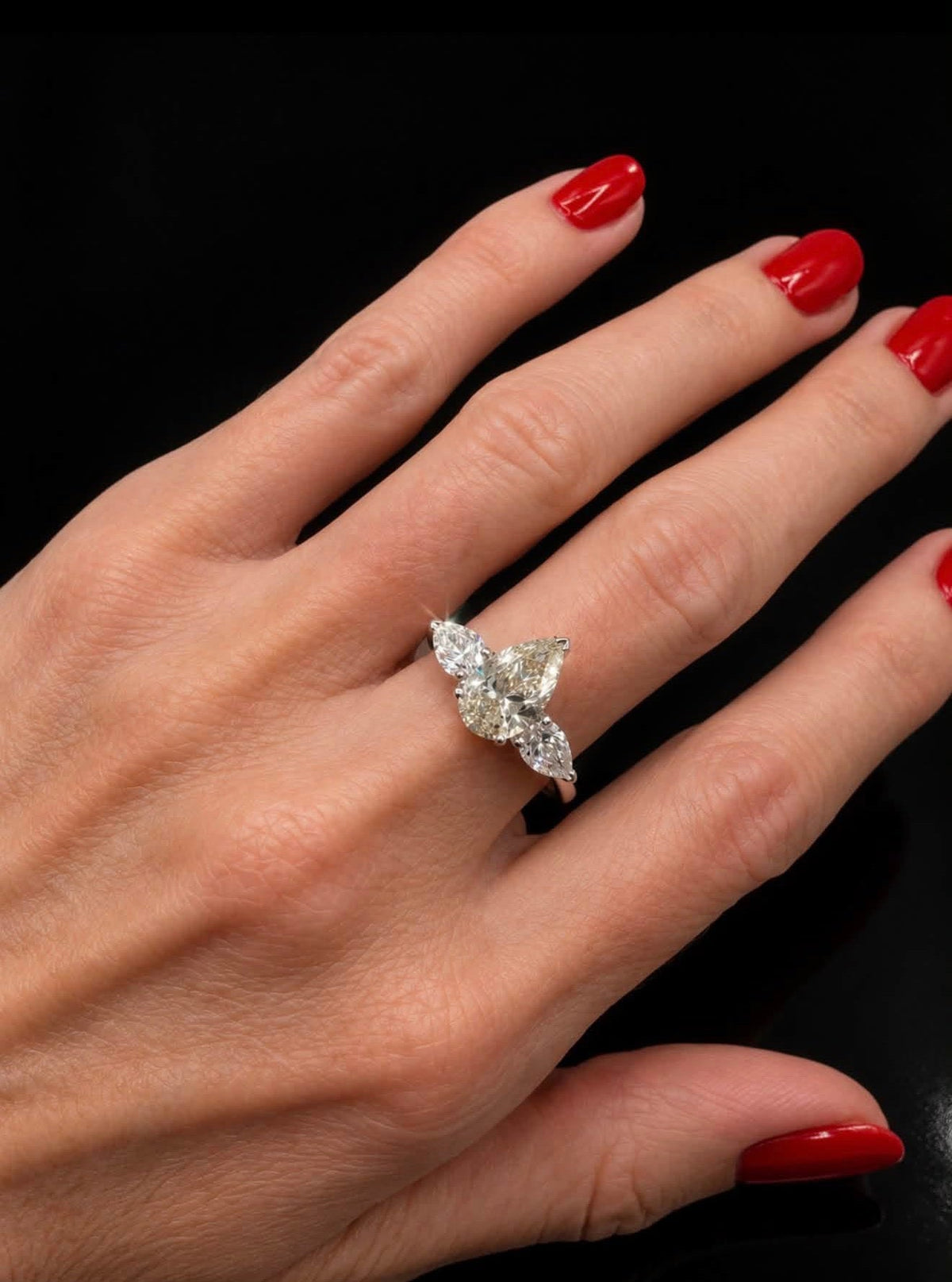 2.44 Ct Natural Diamond Ring, 18K White Gold, WGI Certificate £20,000 - Flamingo Gems