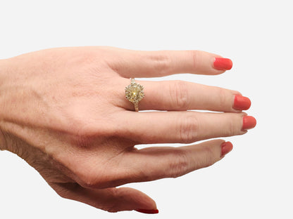 2.60 Carat Old European Cut Diamond, 18K White Gold Ring - WGI Certificate £26,800 - Flamingo Gems