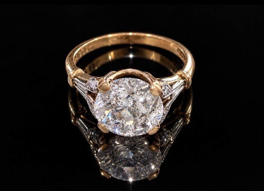 3.14 Ct Natural Diamond Ring - RRP £28,000 - Flamingo Gems