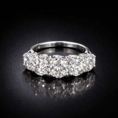 4.19 Ct Natural Diamond Ring - Platinum - RRP £30,000 - Flamingo Gems