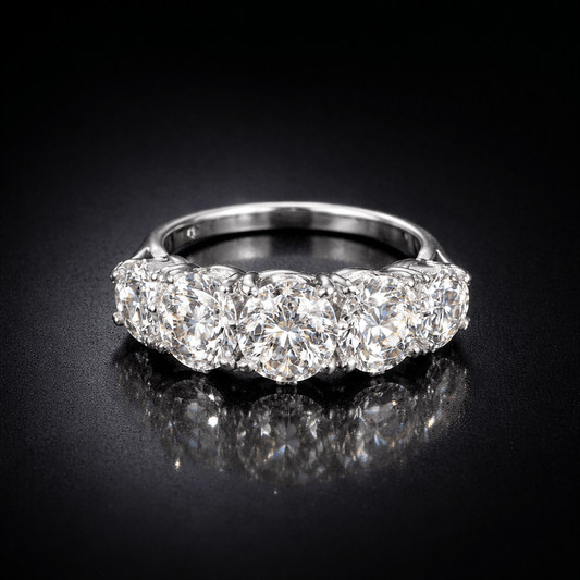 4.19 Ct Natural Diamond Ring - Platinum - RRP £30,000 - Flamingo Gems