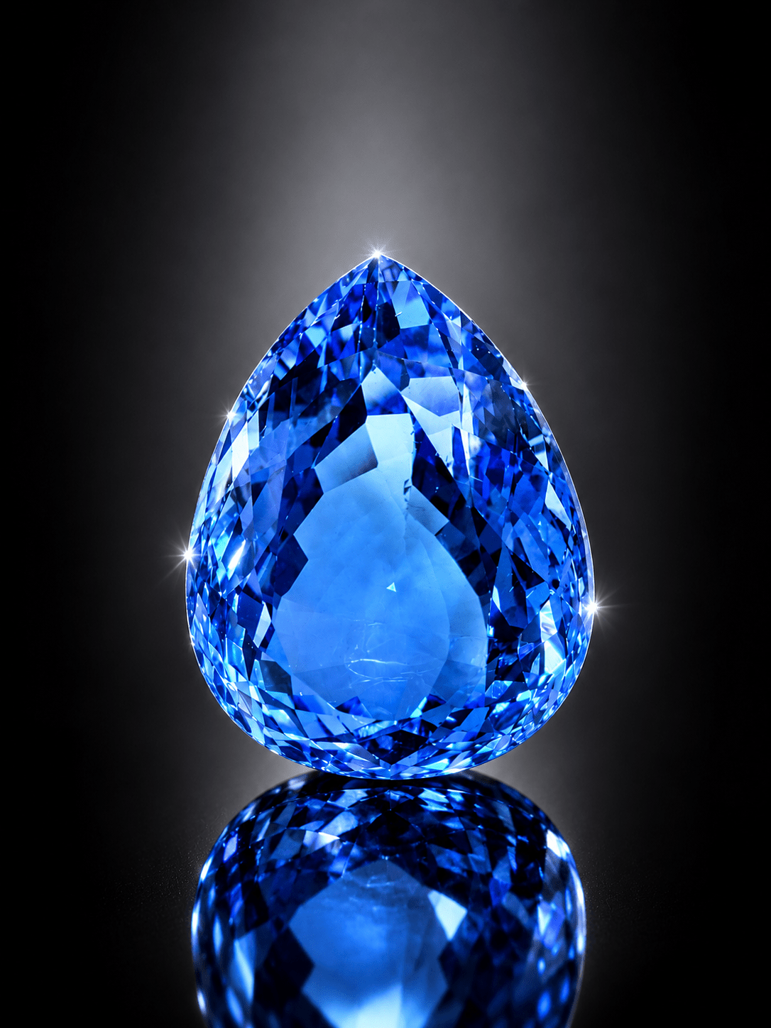 83.49CT VIVID BLUE TOPAZ — MASSIVE STATEMENT GEM - RRP £4,600 - Flamingo Gems