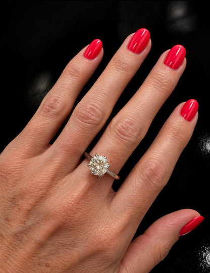 1.9 Ct - Natural Diamond Ring - Platinum - RRP £18,000